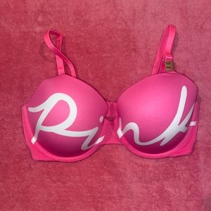 PINK (vs) 34DD lightly lined everywhere t-shirt bra

#cute #pink #vs #y2k